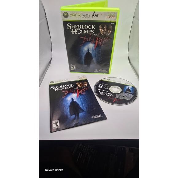 Sherlock Holmes vs. Jack the Ripper Microsoft Xbox 360, 2010 CIB Complete Tested - Picture 1 of 8